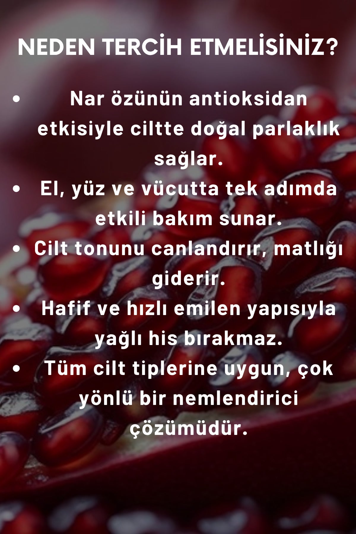 Nar Özlü El, Yüz Ve Vücut Bakım Kremi 250 ml | Nemlendirici Ve Onarıcı Vücut Losyonu