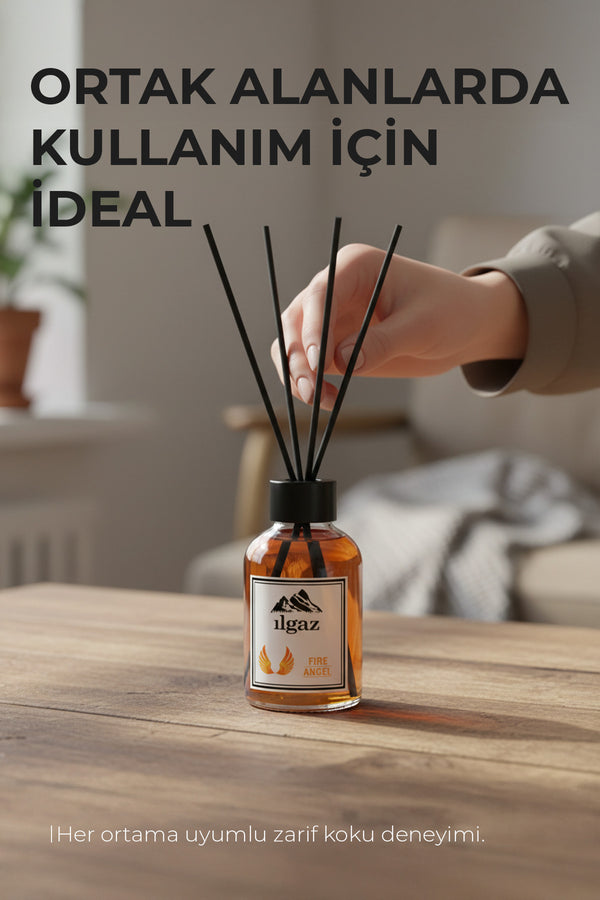 Ateş Meleği Bambu Çubuklu Oda Kokusu 110 ml | Red Diffuser Fire Angel Ortam Kokusu