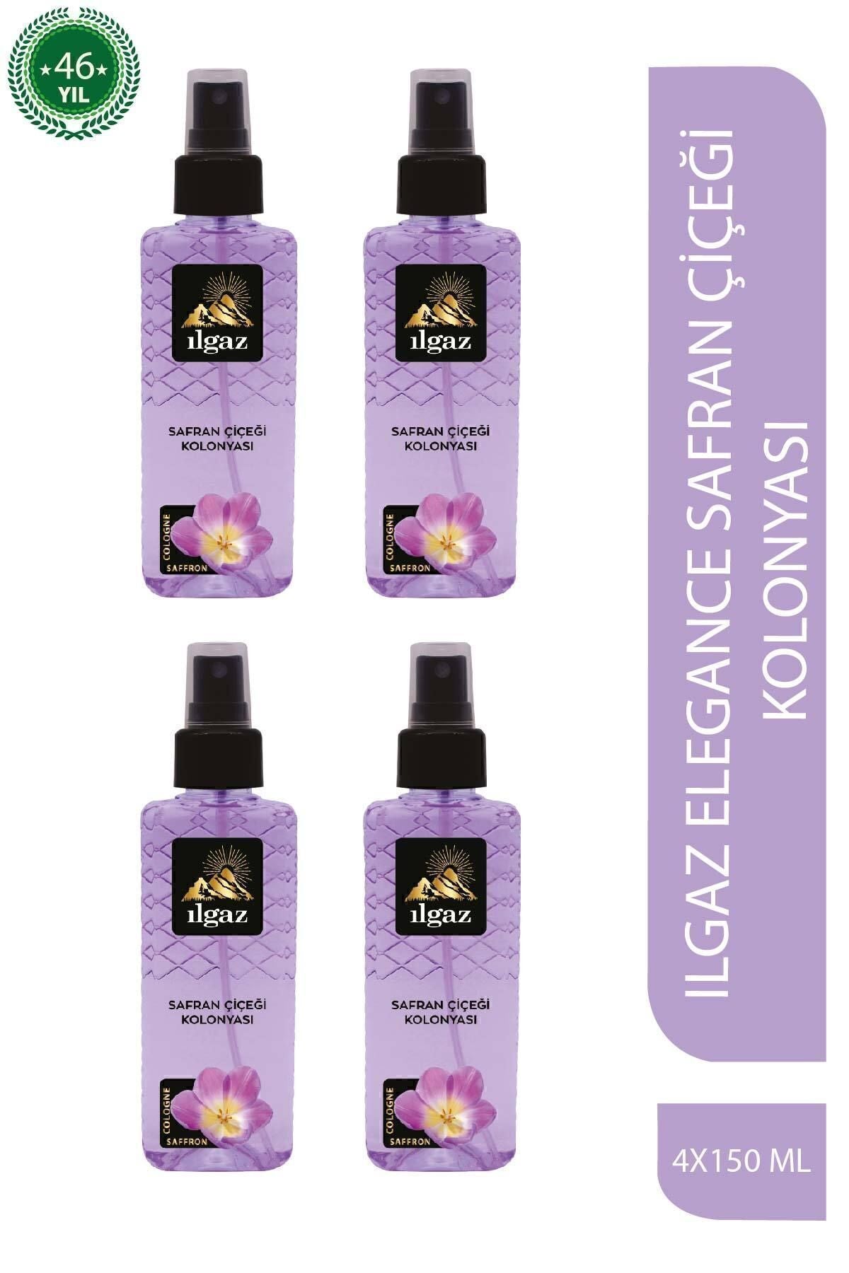 Safran Çiçeği Kolonyası Elegance Series 4'lü Eko Paket Sprey Kolonya - 150 ml