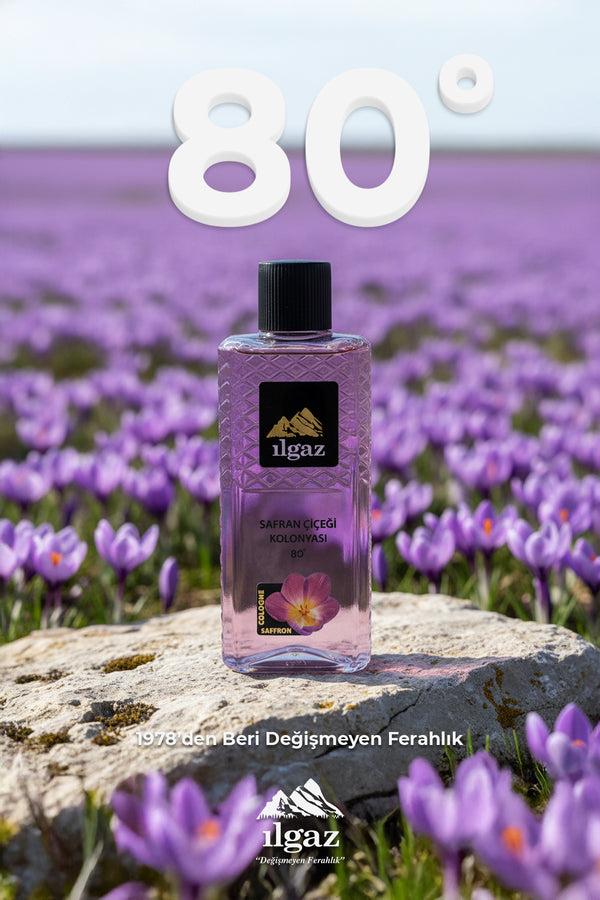 Safran Çiçeği Kolonyası 4'lü Set 80 Derece 400 ml | Elegance Series