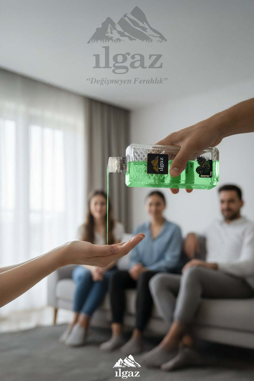 Çam Kolonyası 80 Derece Çam Kozalağı Kokusu 400 ml - Elegance Series