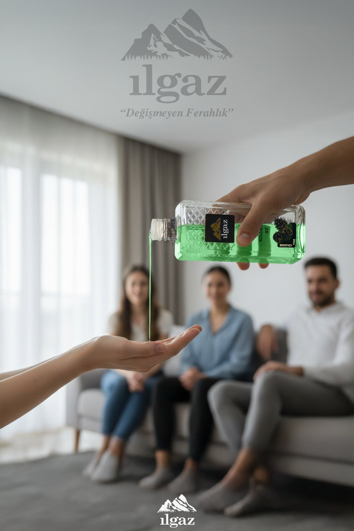 Çam Kolonyası 80 Derece Çam Kozalağı Kokusu 400 ml - Elegance Series