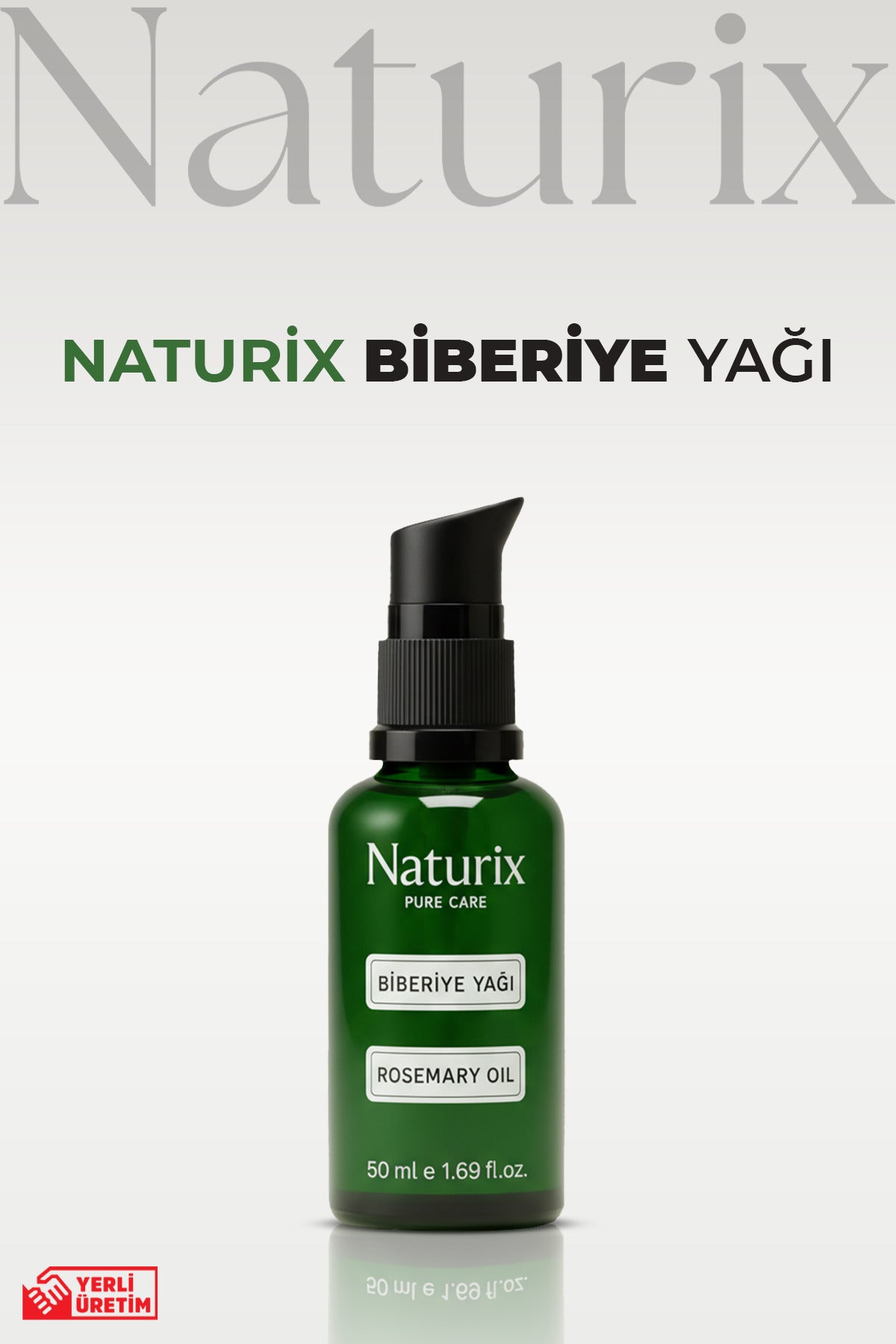 Biberiye Yağı %100 Doğal Dökülme Karşıtı, Saç Uzamasını Destekleyici ve Kepek Önleyici - 50 ml