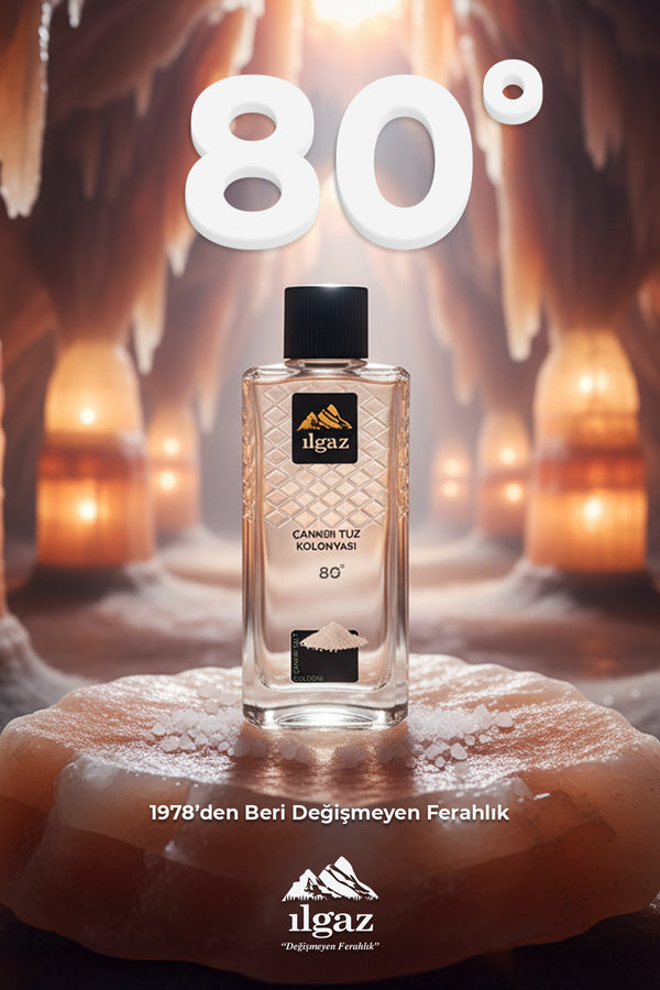 Çankırı Tuz Kolonyası 4'lü Set 80 Derece 400 ml | Elegance Series