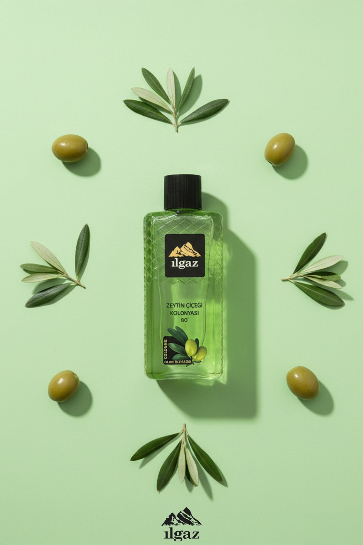 Zeytin Çiçeği Kolonyası 4'lü Set 80 Derece 400 ml | Elegance Series