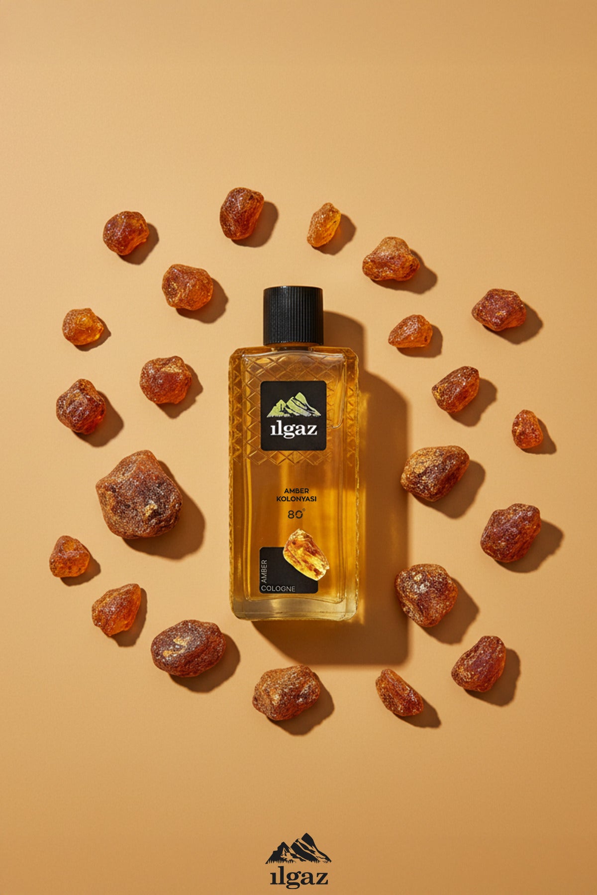 Amber Kolonyası 3'lü Set 80 Derece 400 Ml | Elegance Series