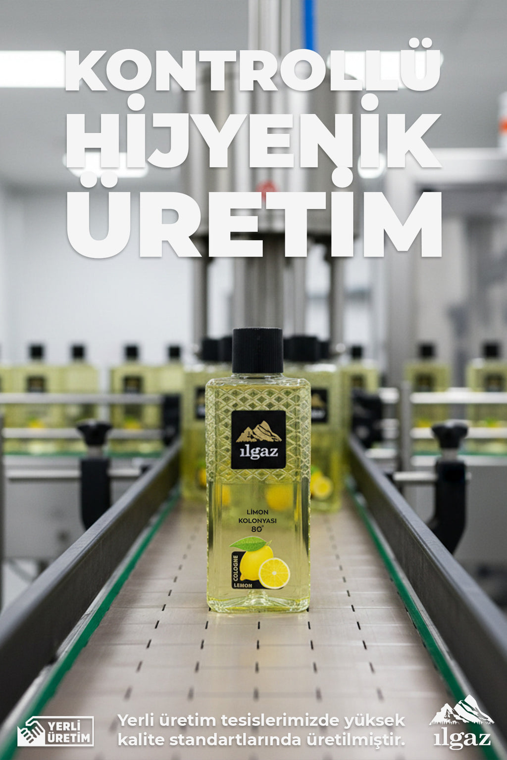 Limon Kolonyası 3'lü Set 80 Derece 400 ml | Elegance Series